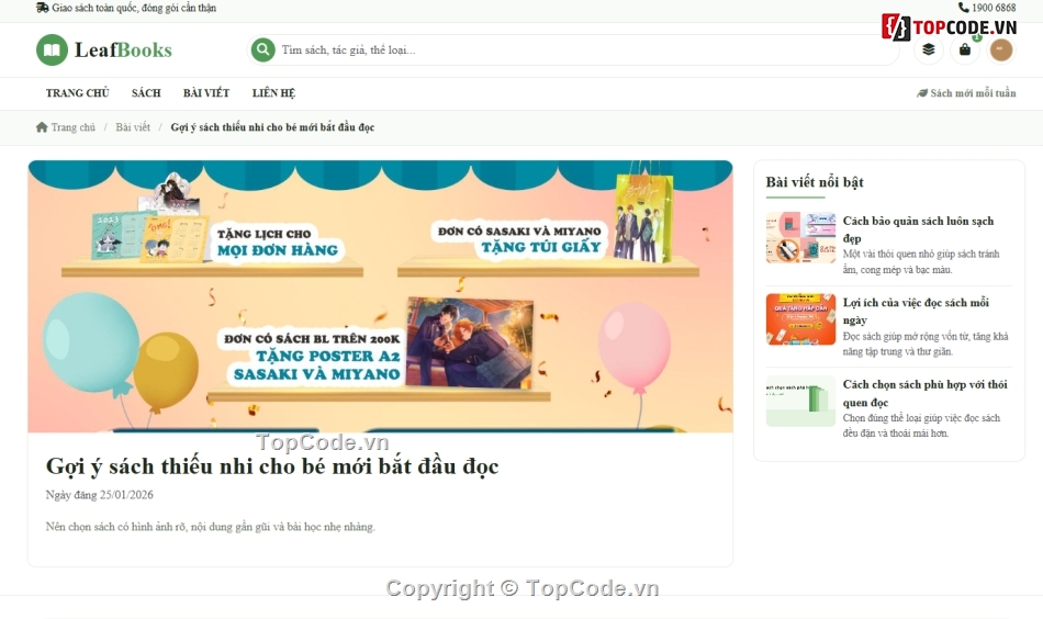 web bán sách,web sách,bán web